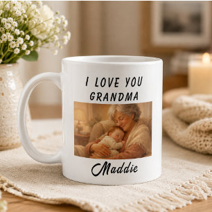 De Café Eu Te Amo Vovó Caneca Dia dos Avós