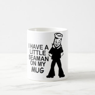 DE CAFÉ EU TENHO UM MARINHEIRO PEQUENO EM MINHA CANECA