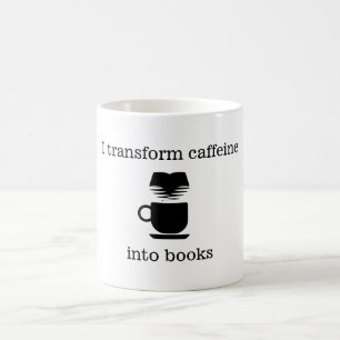 De Café Eu transformo a cafeína na caneca dos livros