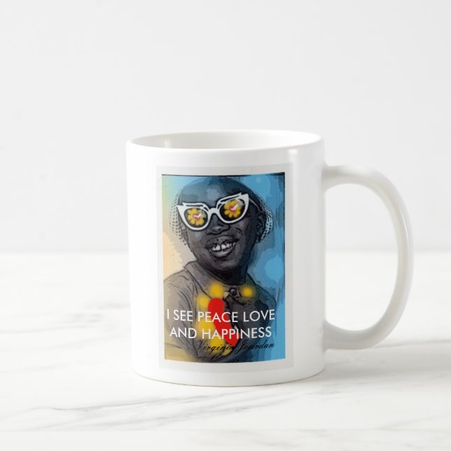 DE CAFÉ EU VER A CANECA DA FELICIDADE DO AMOR DA PAZ (Direita)