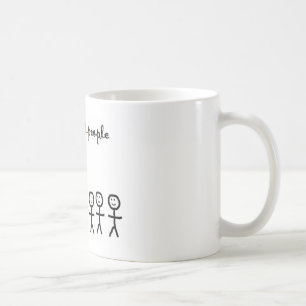 De Café Eu ver pessoas curtas da caneca