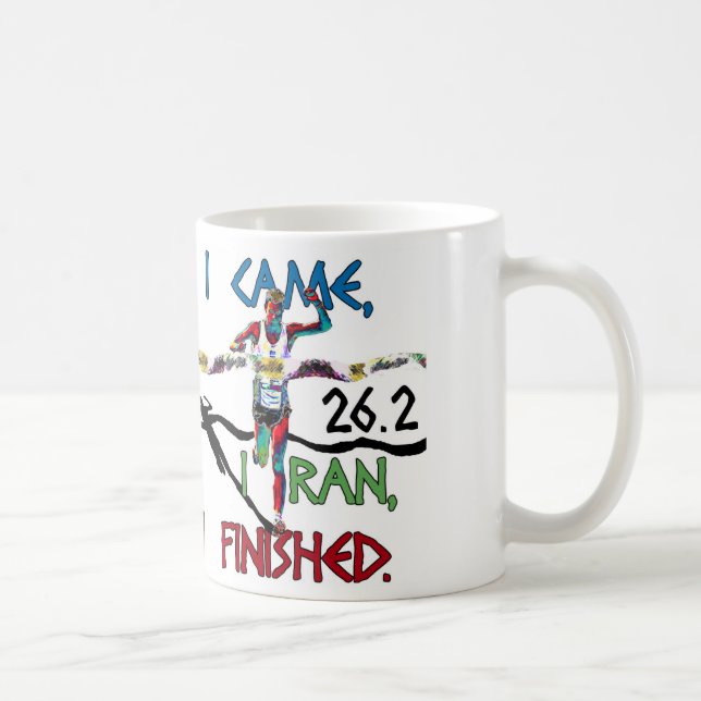 De Café Eu vim, mim funcionei, mim terminei - a caneca (Direita)