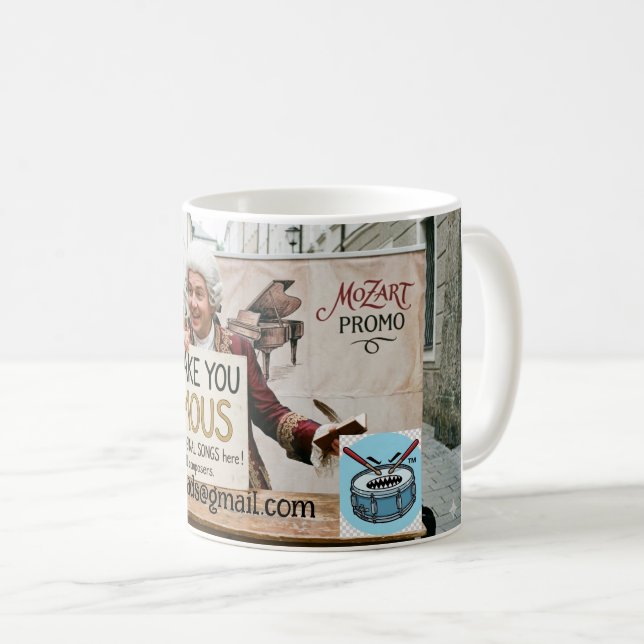 De Café Eu Vou Te Tornar Famoso Caneca MrBeats! (Frente Esquerda)