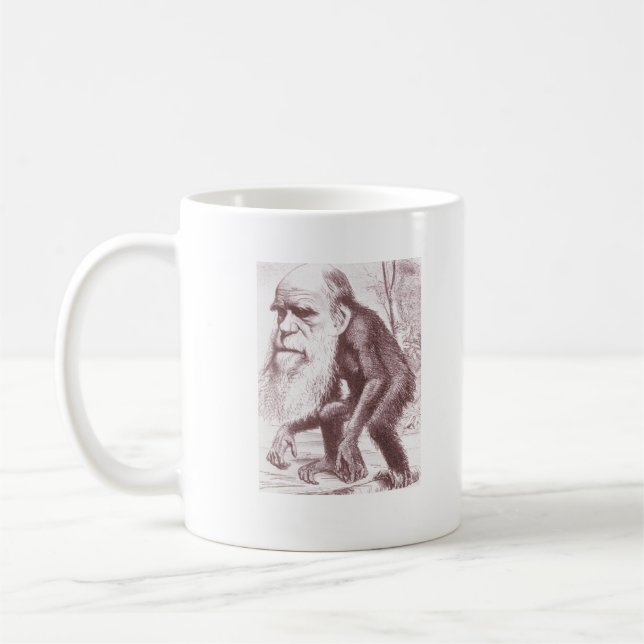 De Café Evolução: "Darwin é caneca do meu ficar em casa" (Esquerda)