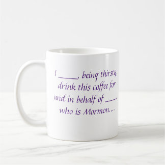De Café ex-Mórmon Proxy Coffee caneca - Roxo
