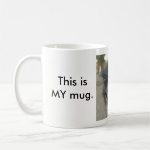 De Café "Eyes fora" da caneca do Emu