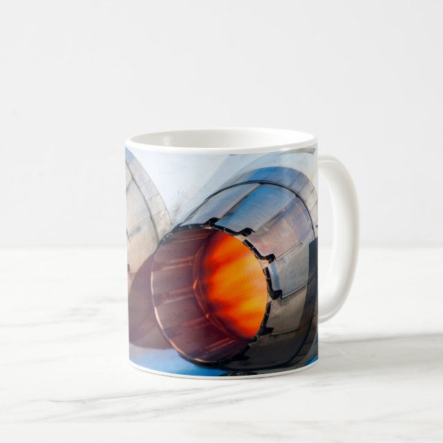 De Café F/A-18C HORNET Depois do Burner! Caneca (Frente Esquerda)