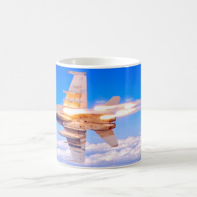 De Café F/A-18C HORNET Sinalizadores! Caneca (Centro)