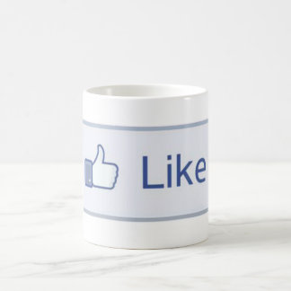 De Café Facebook "como" a caneca