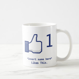 De Café Facebook gosta da caneca