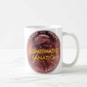 DE CAFÉ FANÁTICO NUMISMÁTICO! CANECA