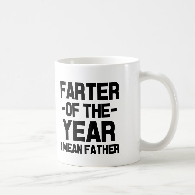 De Café Farter da caneca engraçada do pai do ano (Direita)