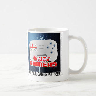 De Café Fãs australianos dos Gamers que bebem a caneca
