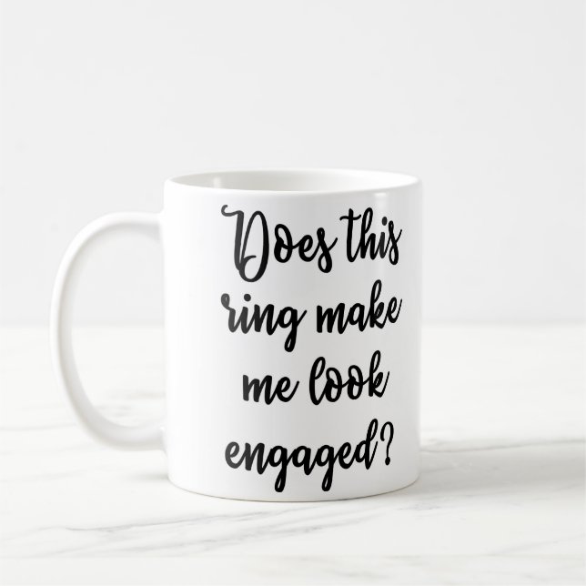 De Café Faz este anel fazem-me olhar a caneca contratada (Esquerda)