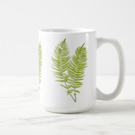 De Café Feathery Fern em uma caneca clássica