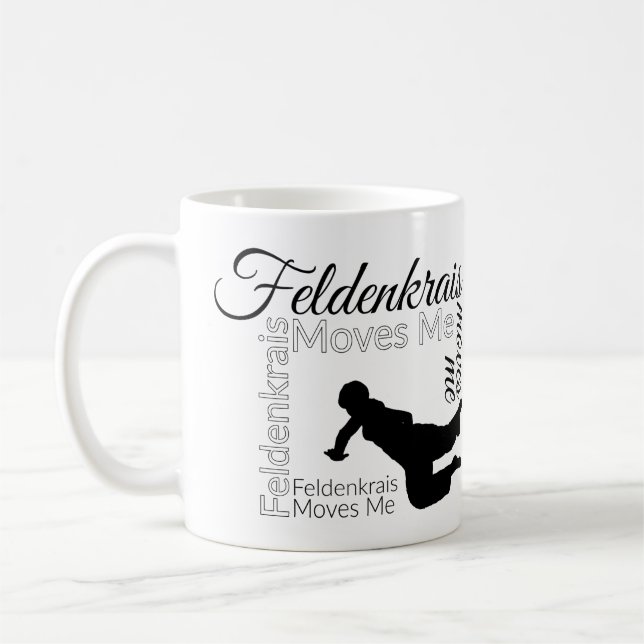 De Café Feldenkrais move-me a caneca | preto & o branco (Esquerda)