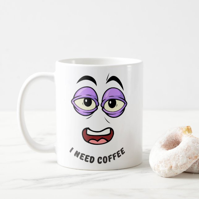 De Café Felicidade em uma caneca (Com Donut)