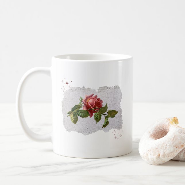 De Café Felicidade em uma caneca (Com Donut)