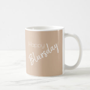 De Café Feliz Desfocado Engraçado, Dupla Caneca