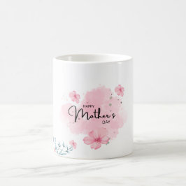 De Café Feliz Dia das Mães Caneca Floral Elegante Flor Ros