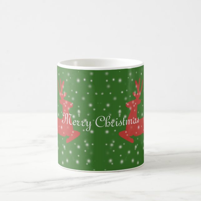 De Café Feliz Natal Clássico, Caneca Branca (Centro)