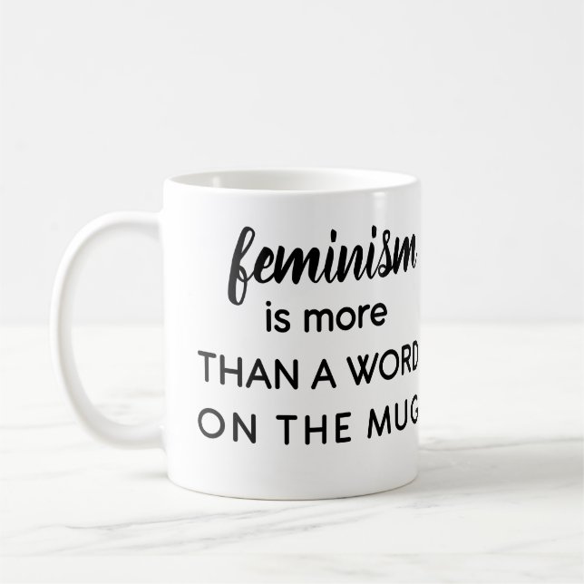 De Café [feminismo] é mais do que uma palavra na caneca (Esquerda)