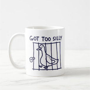 De Café "Ficou Muito Bobo" Pato na Gaiola Caneca