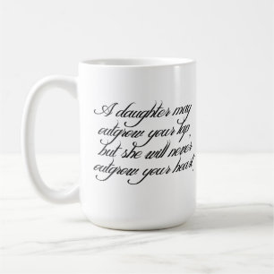 De Café Filha para genar a caneca das citações