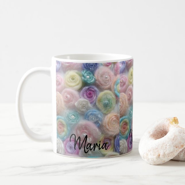 De Café Fio Pastel Caneca (Com Donut)