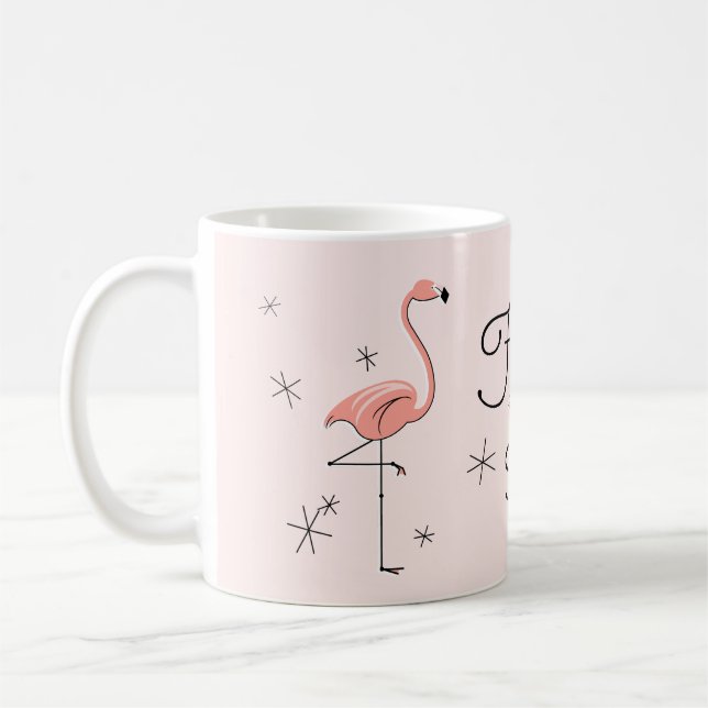 De Café Flamingo Pink 'Irmã Fabulosa!' caneca (Esquerda)