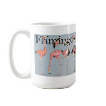 Flamingos da caneca do mundo