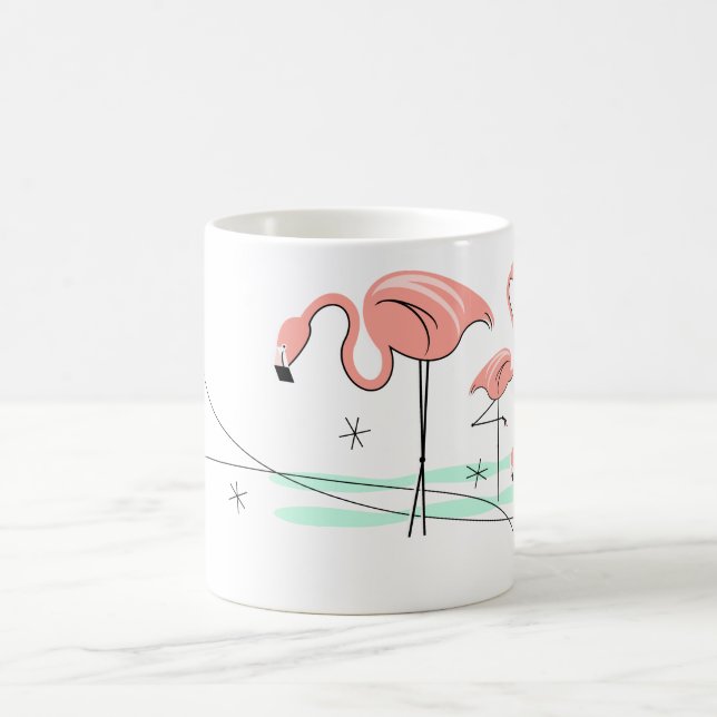 De Café Flamingos Ocean Trio 3 caneca (Centro)