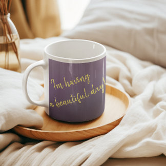 De Café Floral Em Caneca Púrpura Clássica, 325 ml
