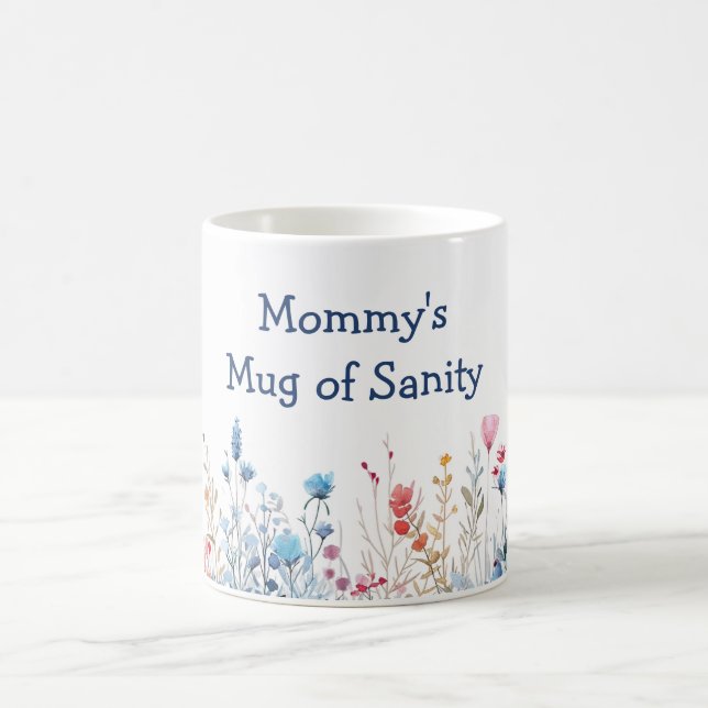 De Café Flores Silvestres Caneca da Sanidade da Mamãe Dia  (Centro)