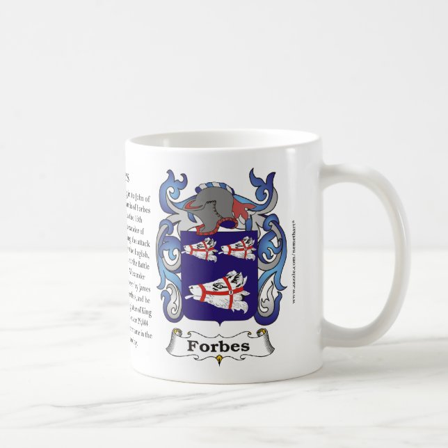 De Café Forbes, história, significado e a caneca da crista (Direita)