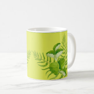 De Café Formulários em verde sobre uma caneca clássica (11