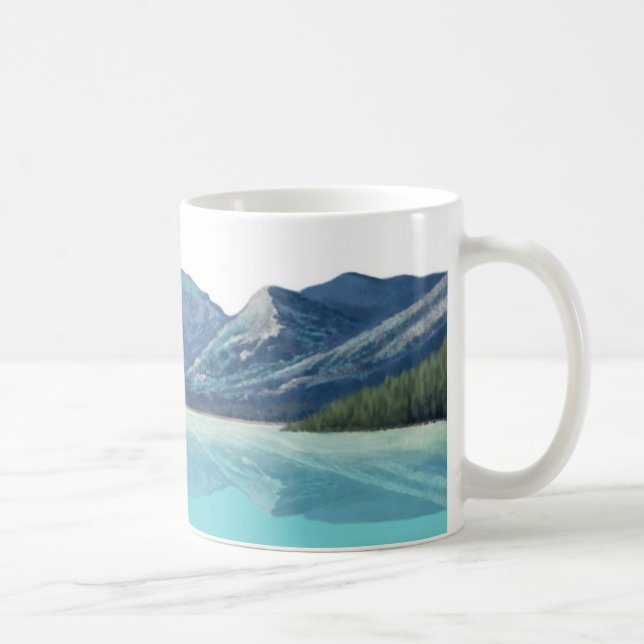 De Café Frieda ata a caneca - cena da montanha (Direita)