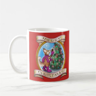 De Café Frieda ata a caneca do Natal