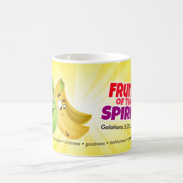 De Café Fruta da caneca dos desenhos animados do espírito (Centro)