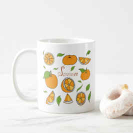 De Café Fruta é verão Caneca Minimalista Fofa