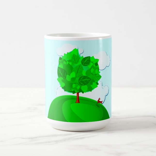 De Café Fundo da árvore, caneca (Centro)