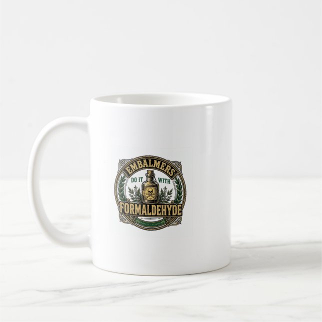 De Café Funerários Fazem Com Formaldeído Caneca Divertida (Esquerda)