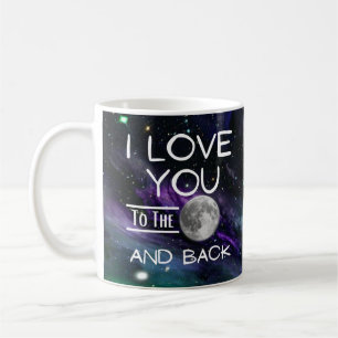 De Café Galáxia Eu Te Amo Na Lua E Na Caneca