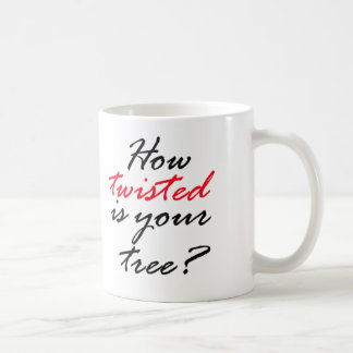 De Café Galhos torcidos na caneca Gnarled da árvore