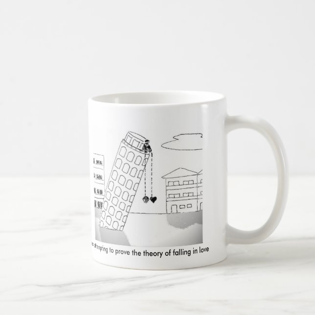 De Café Galileo que tenta provar a caneca da teoria… (Direita)