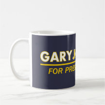 Gary Johnson para o presidente 2016 caneca