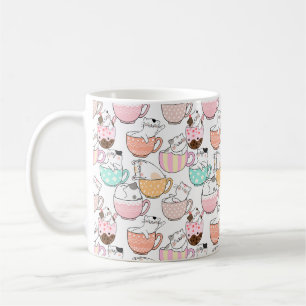 De Café Gato em caneca design 01 w