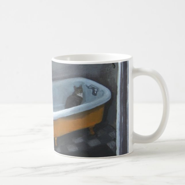 De Café Gato em uma caneca da cuba (Direita)