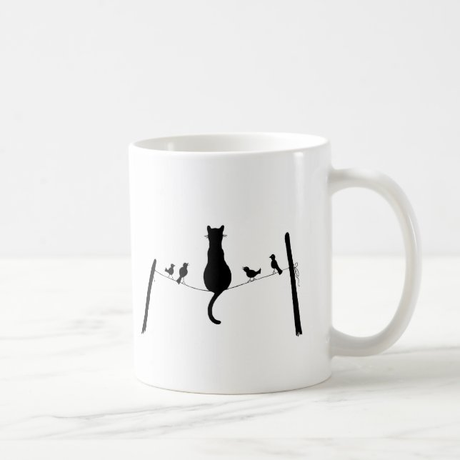 De Café gato entre a caneca dos pombos (Direita)