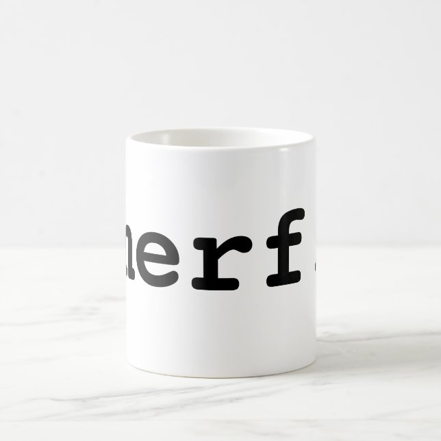 De Café Gato "merf do monstro." caneca (Centro)